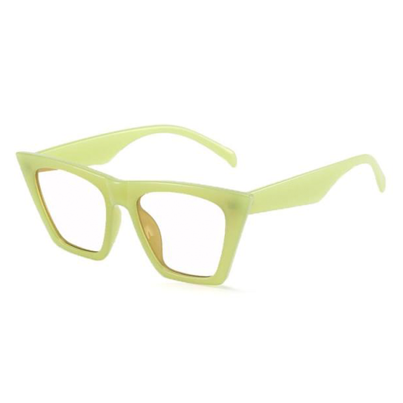 Agatha Square Cat Eye Blue Glasses Frame