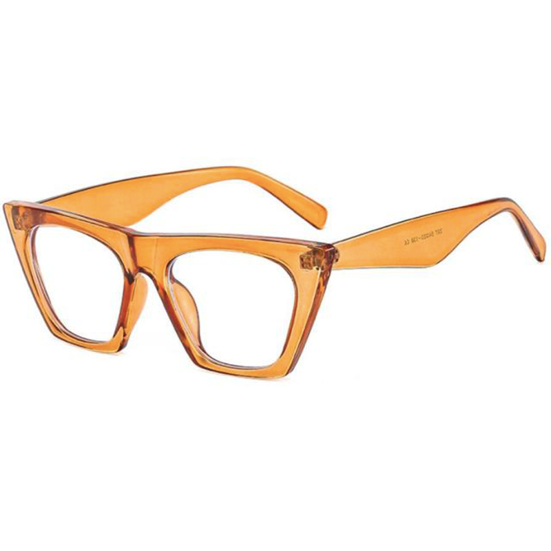 Agatha Square Cat Eye Blue Glasses Frame