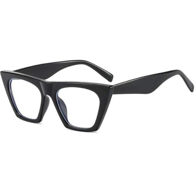 Agatha Square Cat Eye Blue Glasses Frame