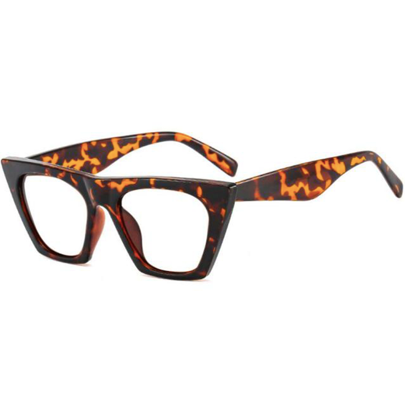 Agatha Square Cat Eye Blue Glasses Frame