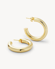 1" Perfect Hoops in Gold