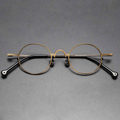 Montures de lunettes rondes vintage en titane Briar