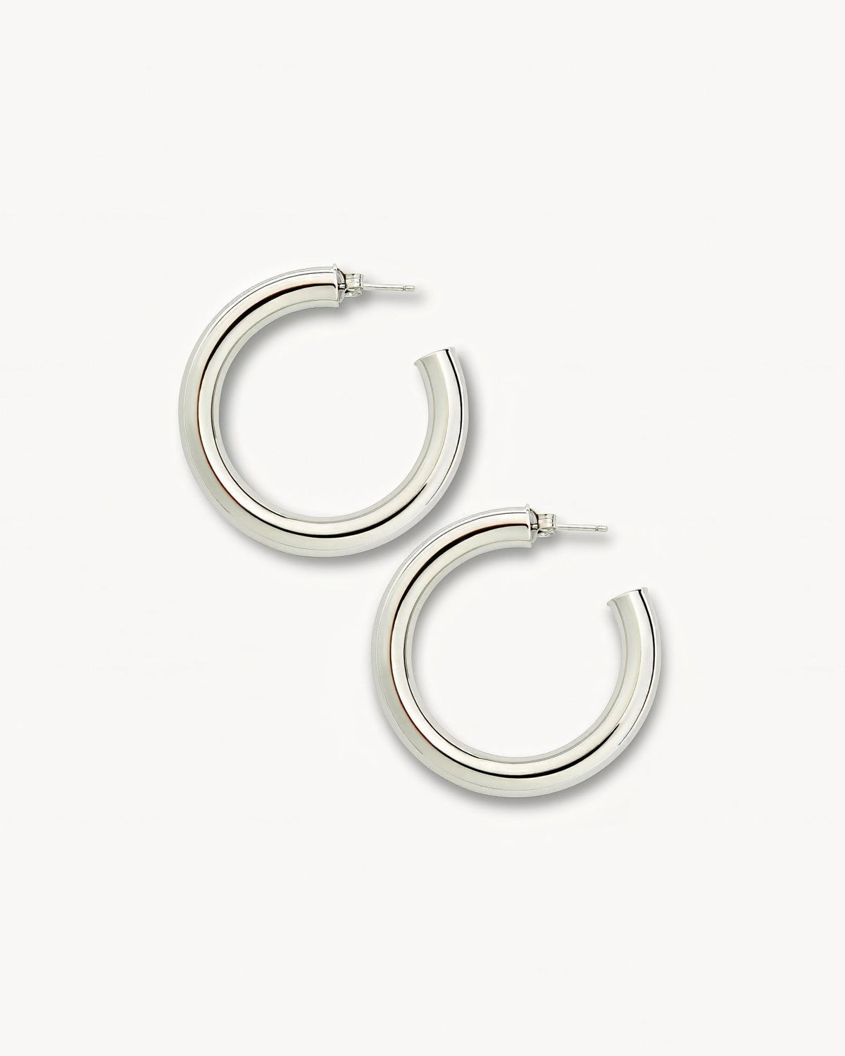 1.5" Perfect Hoops in Silver