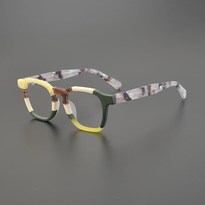 Euen Acetate Rectangle Glasses Frame