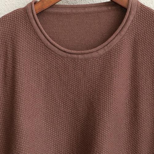 2018 Pure Color Casual Sweater Women New Fashion Tops