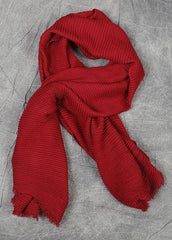 2019 whiter warm cotton Cinched red scarves