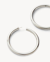 2.5" Perfect Hoops in Silver