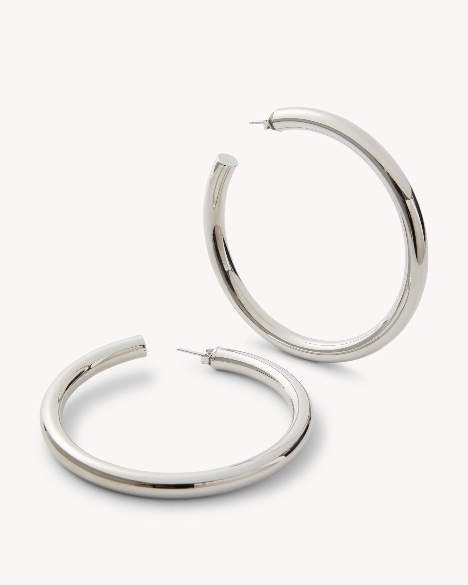 2.5" Perfect Hoops in Silver