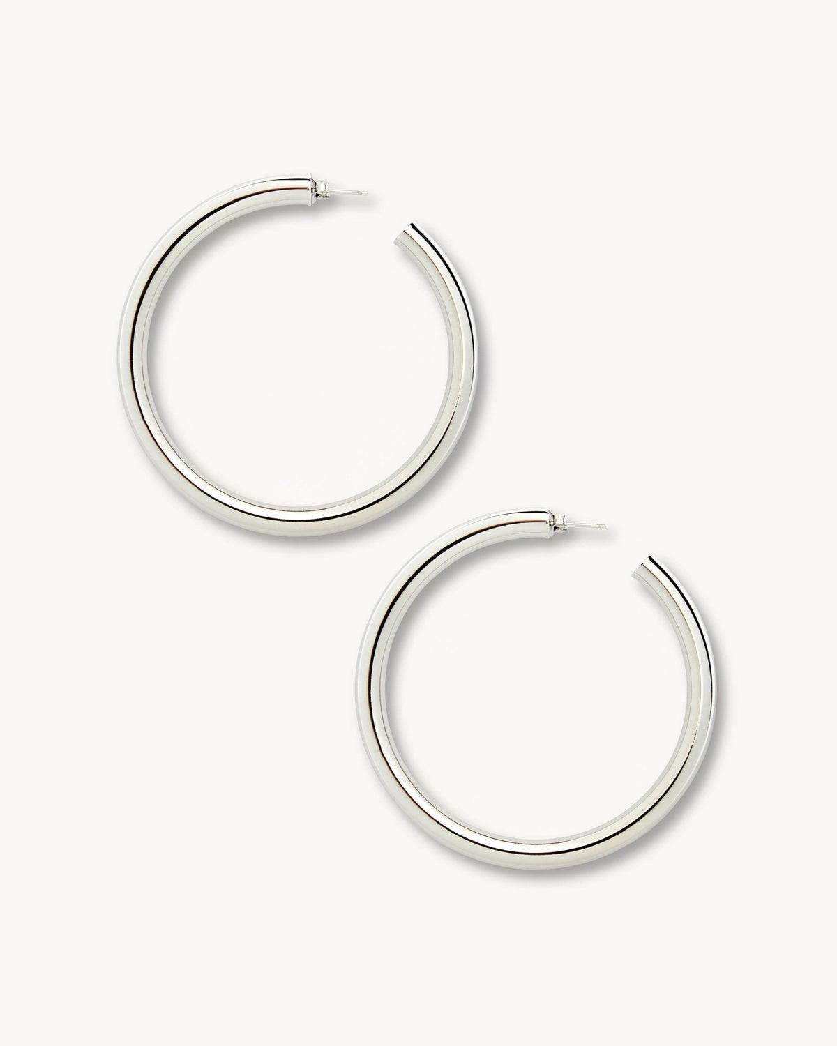 2.5" Perfect Hoops in Silver