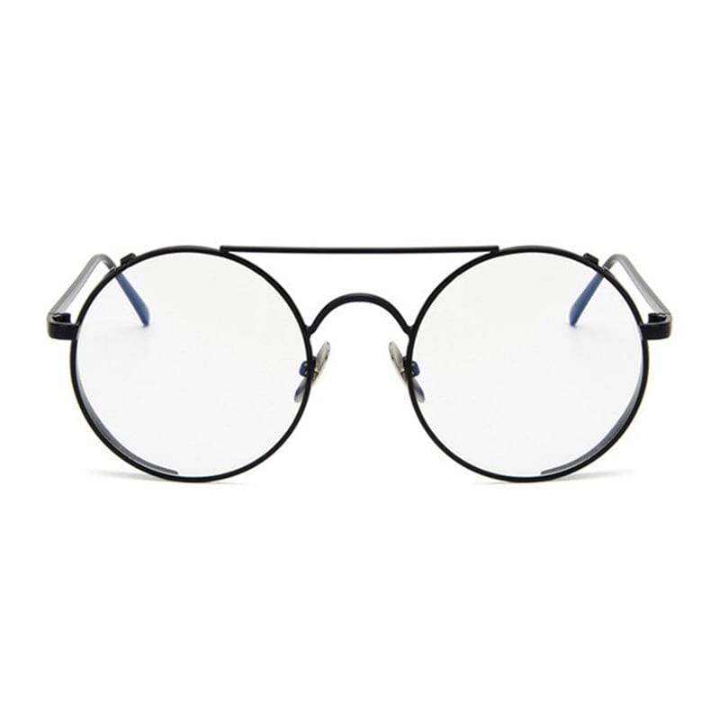 Zelig Steampunk Metal Glasses Frame