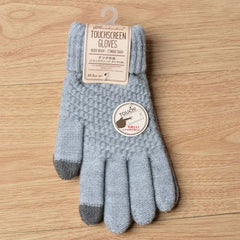 Gants d'hiver chics en cachemire au toucher velours