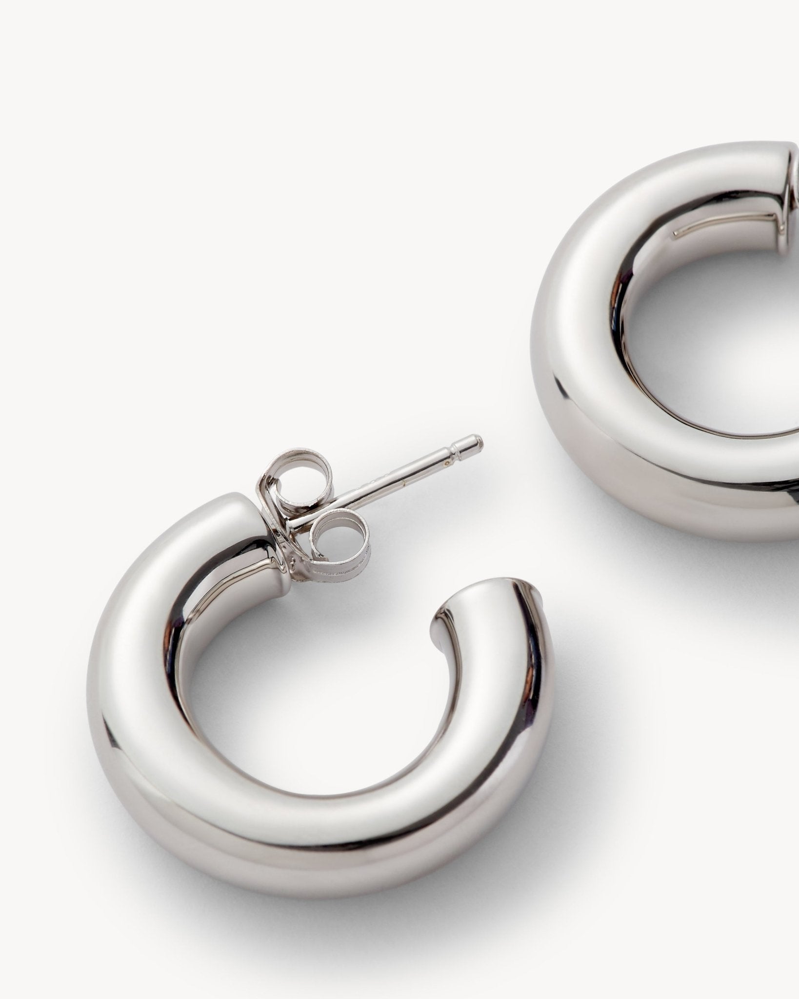 .75" Perfect Hoops in Silver