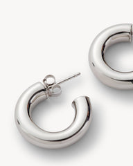 .75" Perfect Hoops in Silver