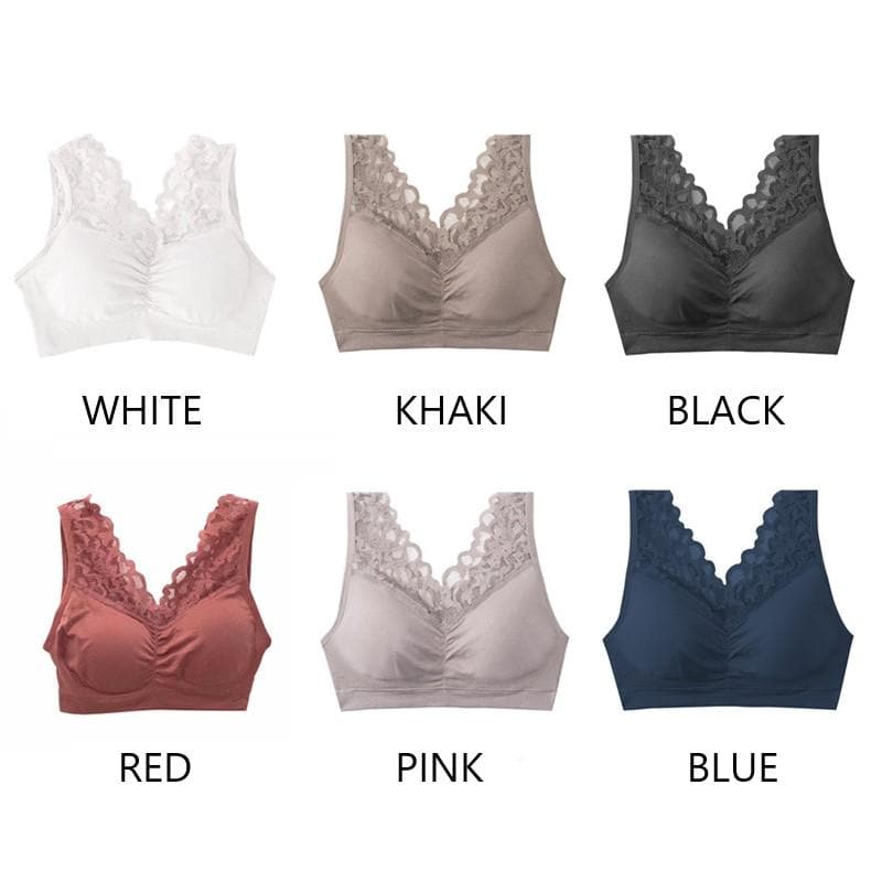 Breathable Sports Push Up Lace Bra