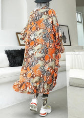 Elegant V Neck Asymmetric Chiffon Dresses Floral A Line Dresses Summer