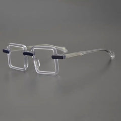 Monture de lunettes carrée en acétate de grande taille Wacleah 