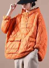 2021 Loose Fitting Winter Puffer Jacket Hooded Black Down Coat-(Clearance, LImited Stock)