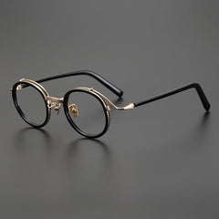 Hank Vintage Acetat runder Brillenrahmen