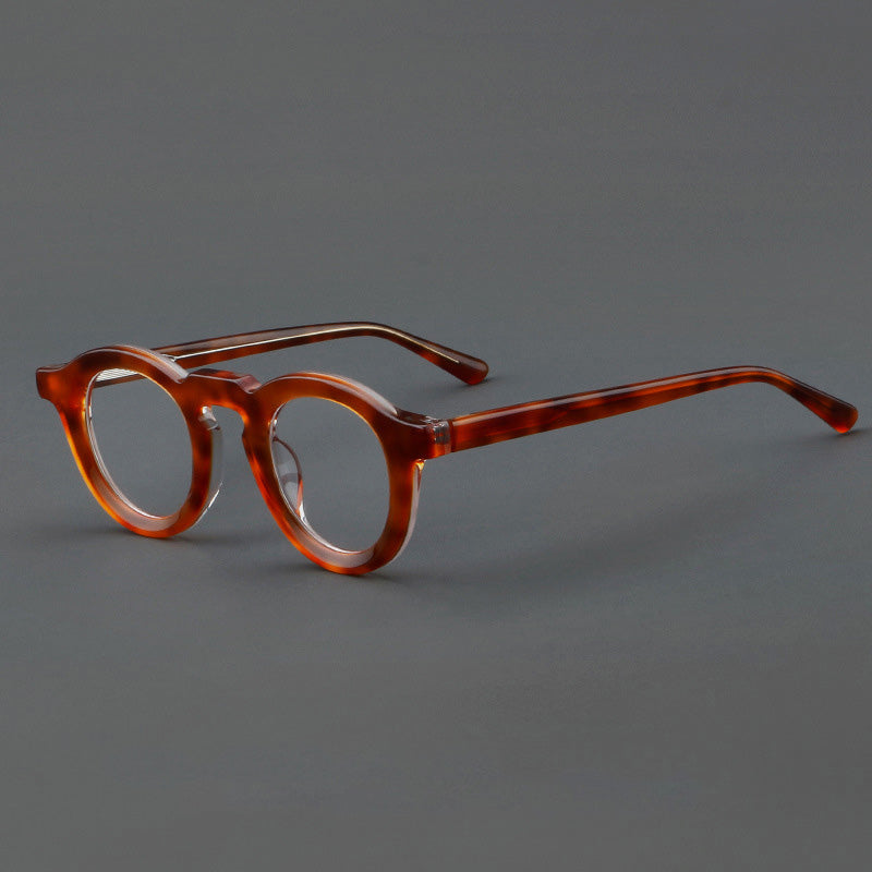 Gail Retro Round Acetate Glasses Frame