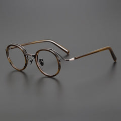 Hank Vintage Acetat runder Brillenrahmen