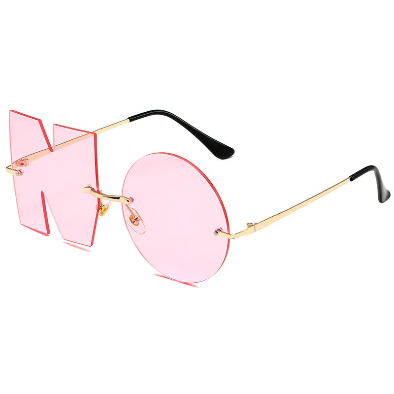 Lunettes de soleil carrées en gelée rose avec protection UV400