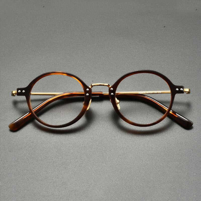 Crunch Vintage Acetate Titanium Glasses Frames