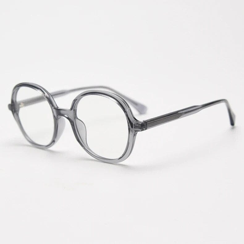 Lamar Large Size Round TR90 Vintage Eyeglass Frame