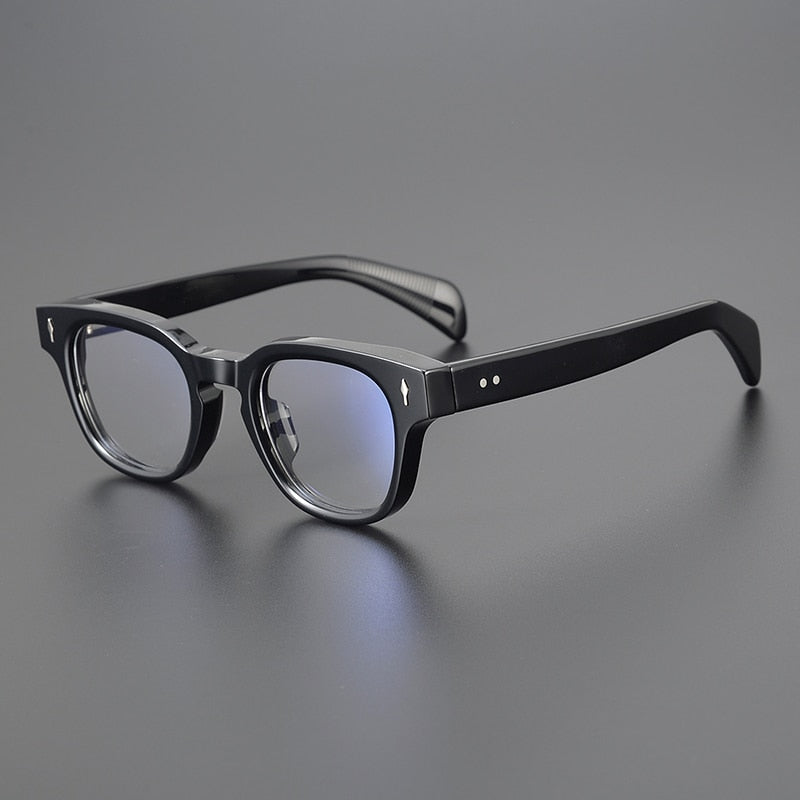 Eckige Vintage-Brillenfassung aus Acetat „Jasper“ 