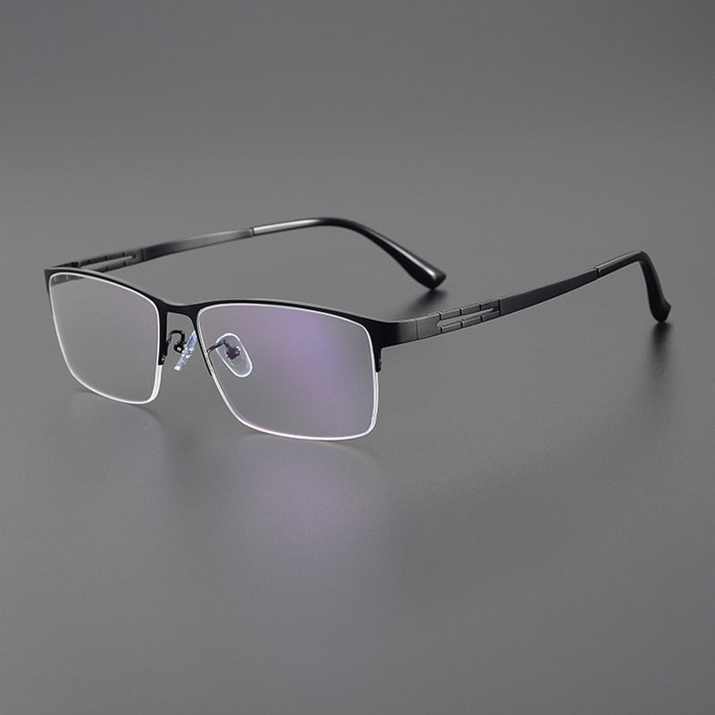 Egle Titanium Rectangle Glasses Frame