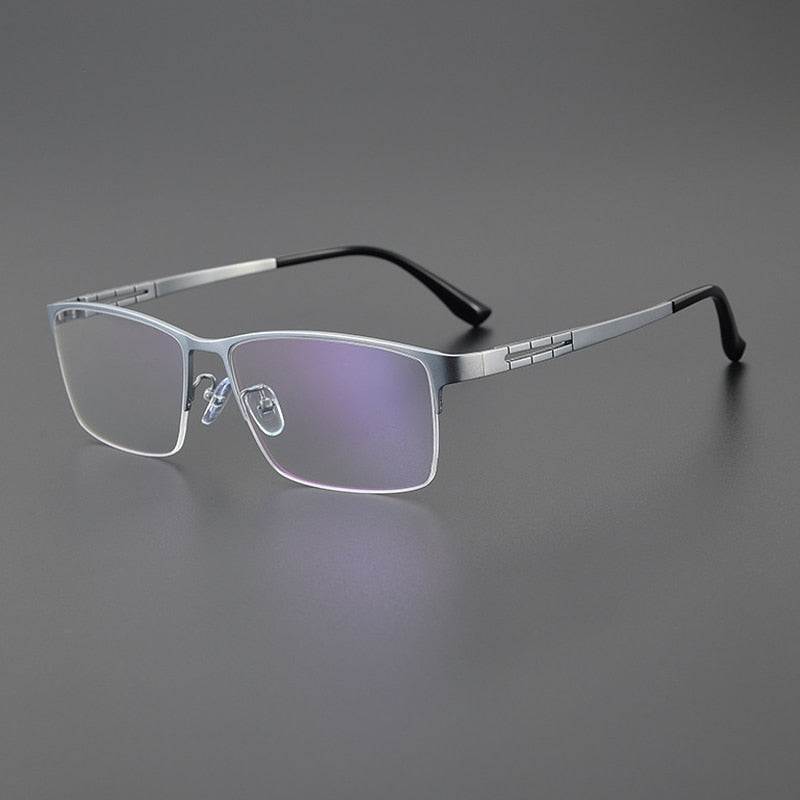 Egle Titanium Rectangle Glasses Frame