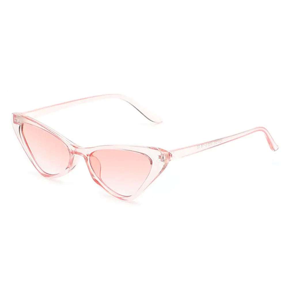 Lunettes de soleil carrées en gelée rose avec protection UV400