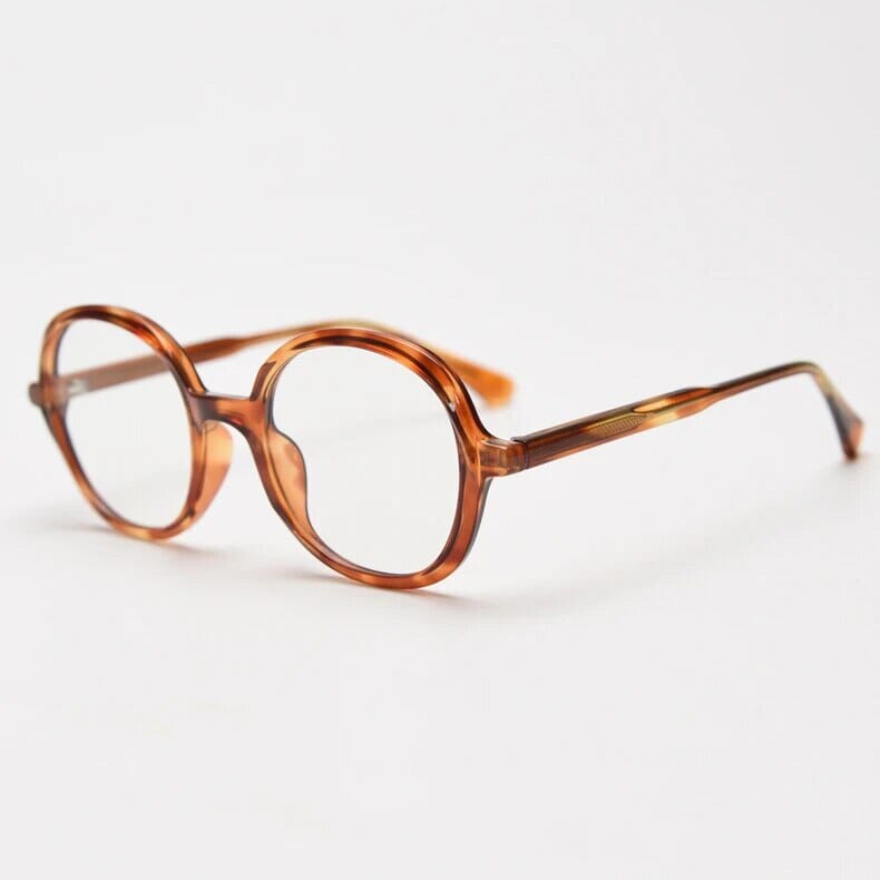 Lamar Large Size Round TR90 Vintage Eyeglass Frame