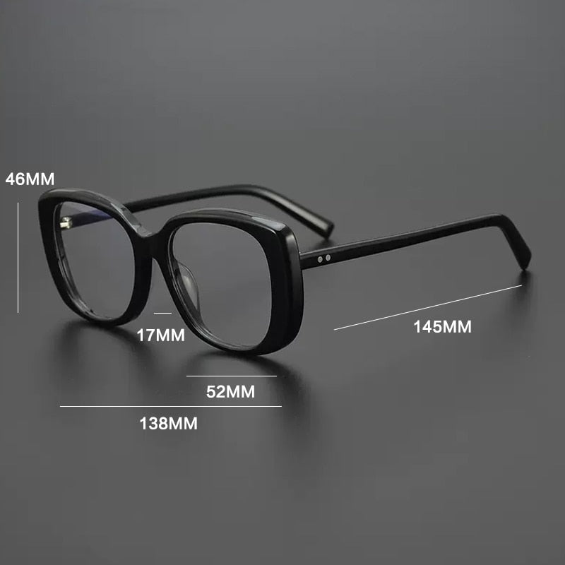 Amjed Vintage Acetate Glasses Frame