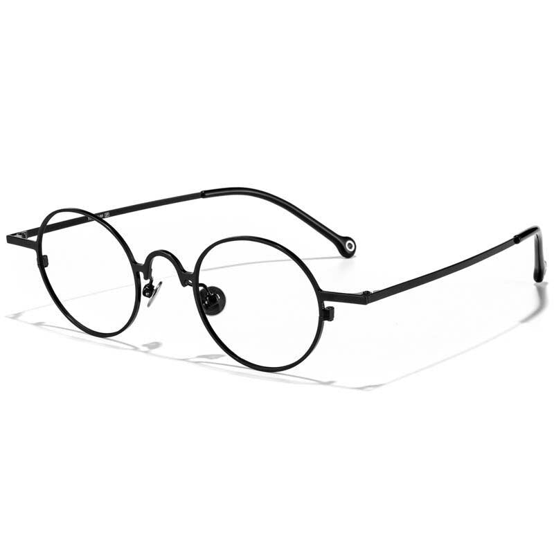 Montures de lunettes rondes vintage en titane Briar