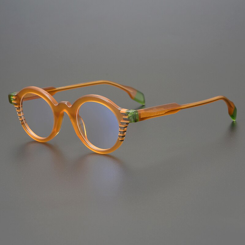 Rundes Vintage-Brillengestell aus Acetat „Giggs“