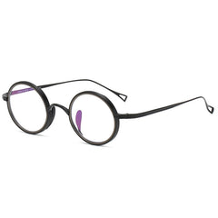 Naoko Ultralight Titanium Round Glasses Frame