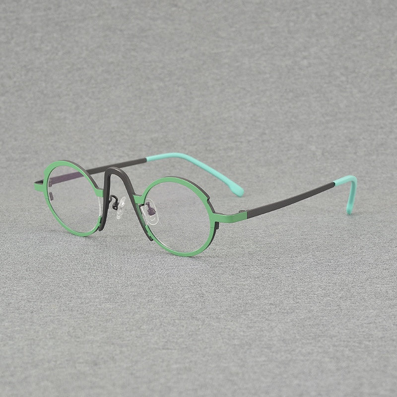 Darice Titanium Round Glasses Frame