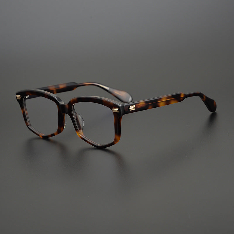 Normile Premium Brillengestell aus Acetat im Vintage-Stil mit Verzierung