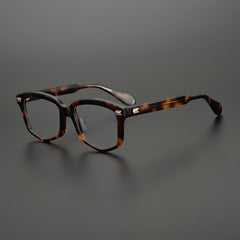 Normile Premium Brillengestell aus Acetat im Vintage-Stil mit Verzierung