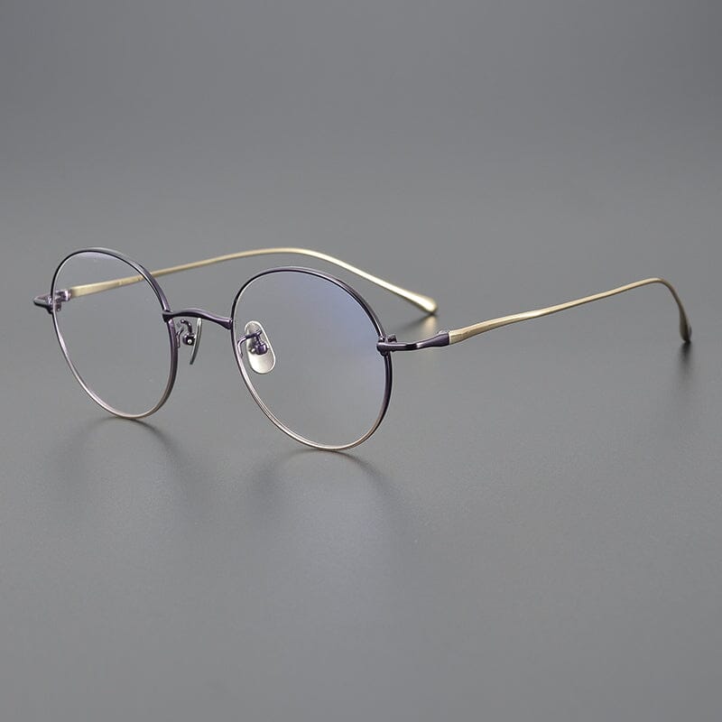 Dael Vintage Round Titanium Eyeglasses Frame