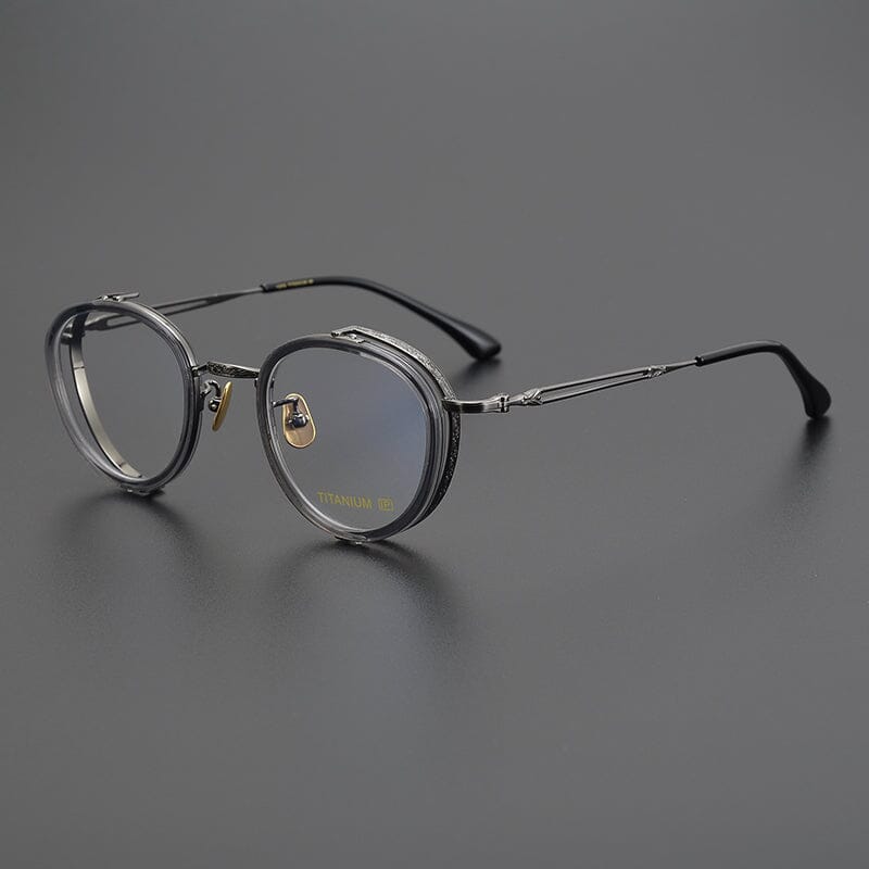 Adler Round Titanium Glasses Frame