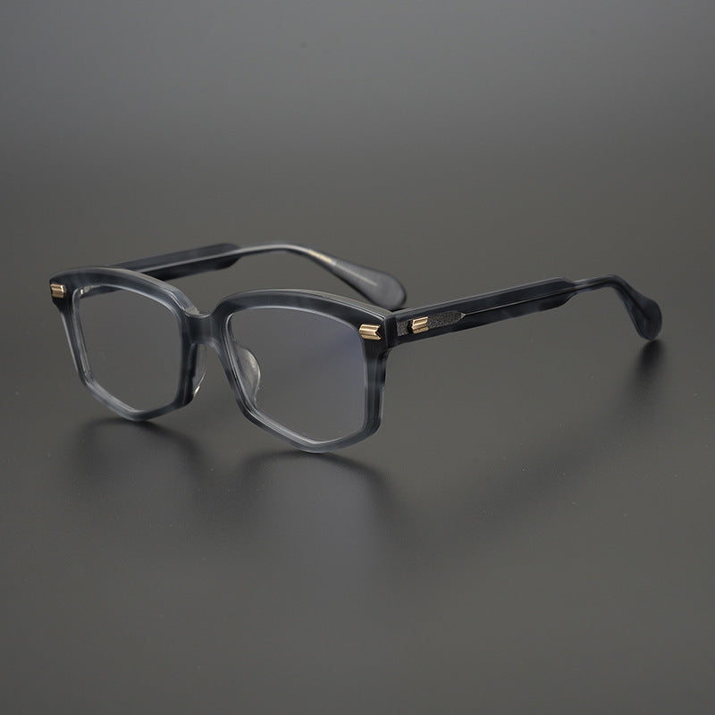 Normile Premium Brillengestell aus Acetat im Vintage-Stil mit Verzierung