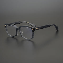 Normile Premium Brillengestell aus Acetat im Vintage-Stil mit Verzierung