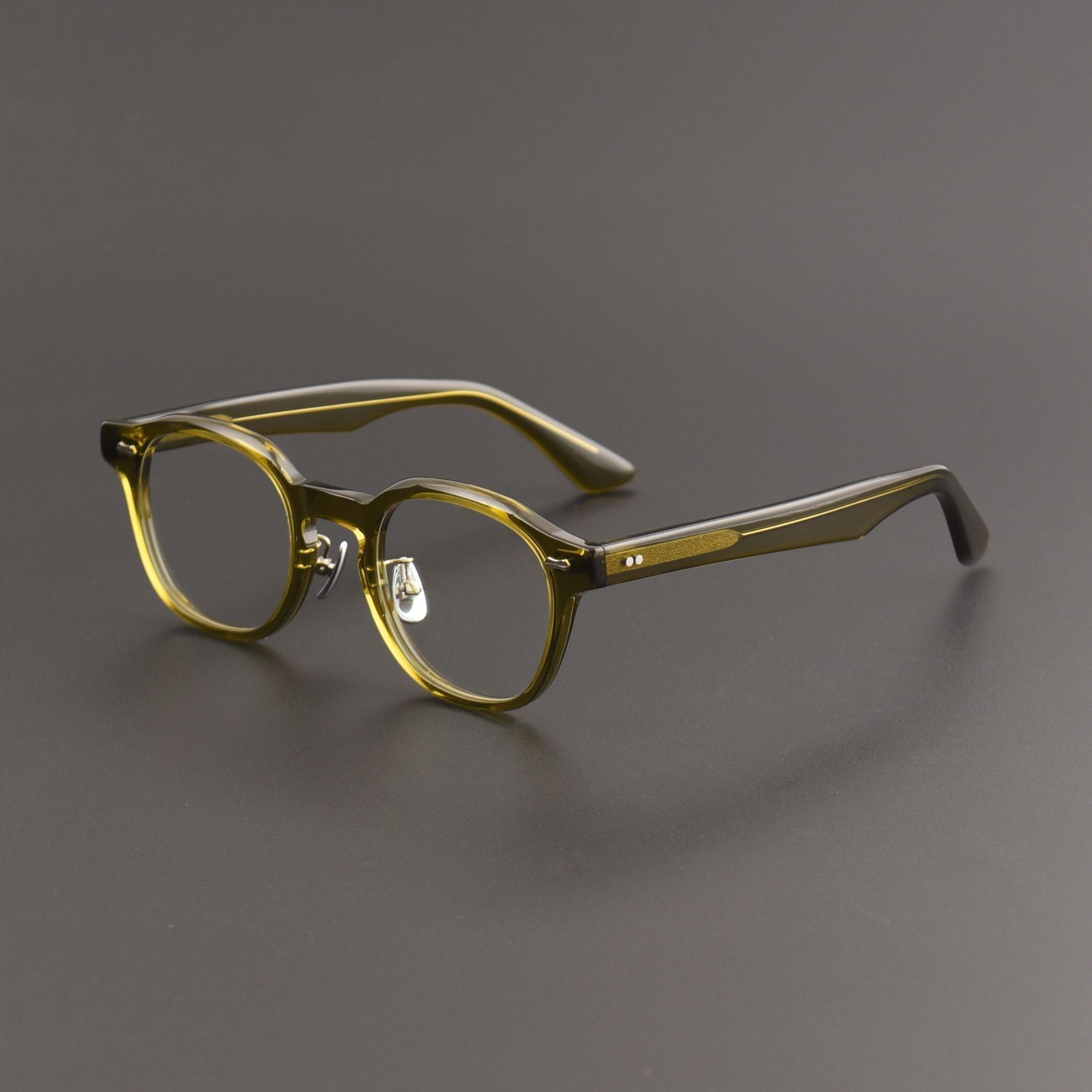 Finklea – Runder Vintage-Brillenrahmen aus Acetat 