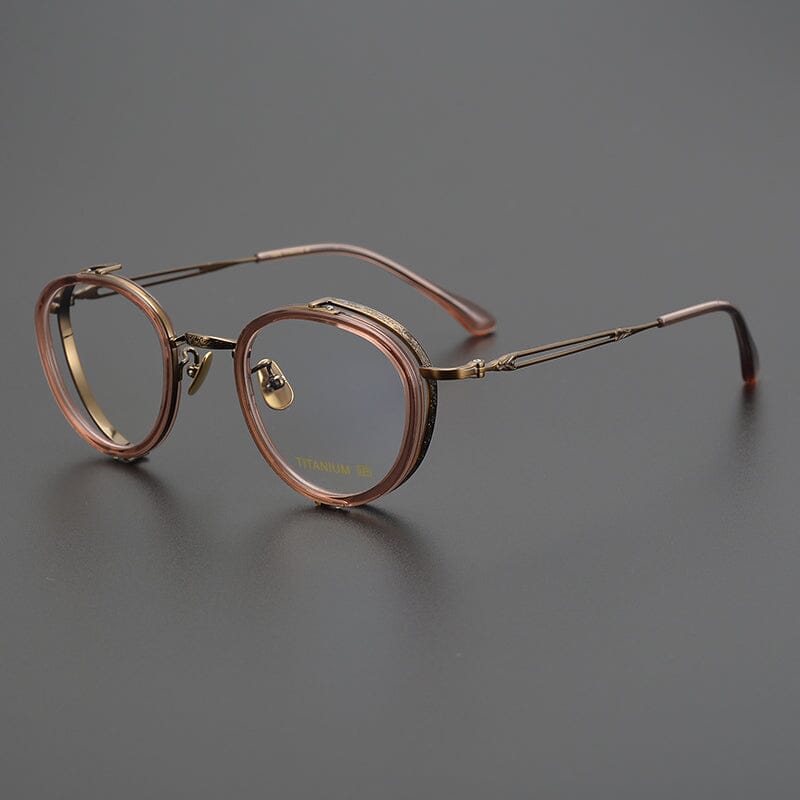 Adler Round Titanium Glasses Frame