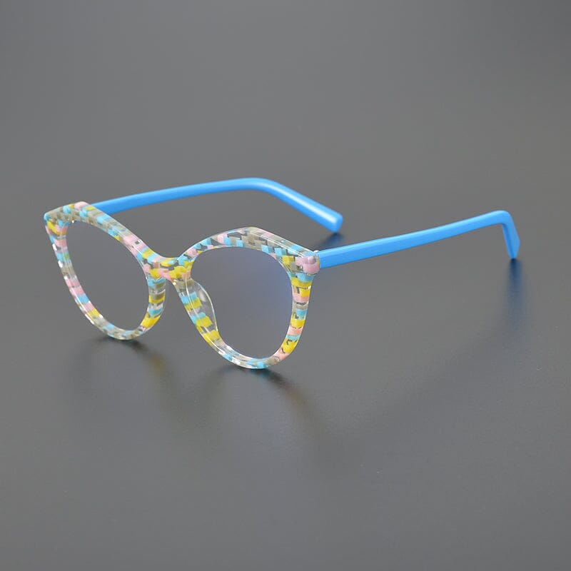 Intense Acetate Cat Eye Glasses Frame