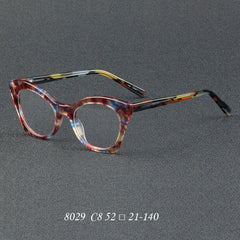 Fabia Vintage Cat Eye Brillengestell aus Acetat 