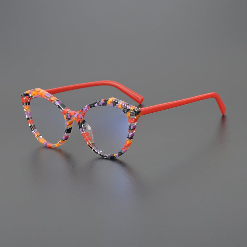 Intense Acetate Cat Eye Glasses Frame