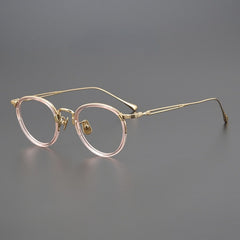 Daran Titanium Round Glasses Frames