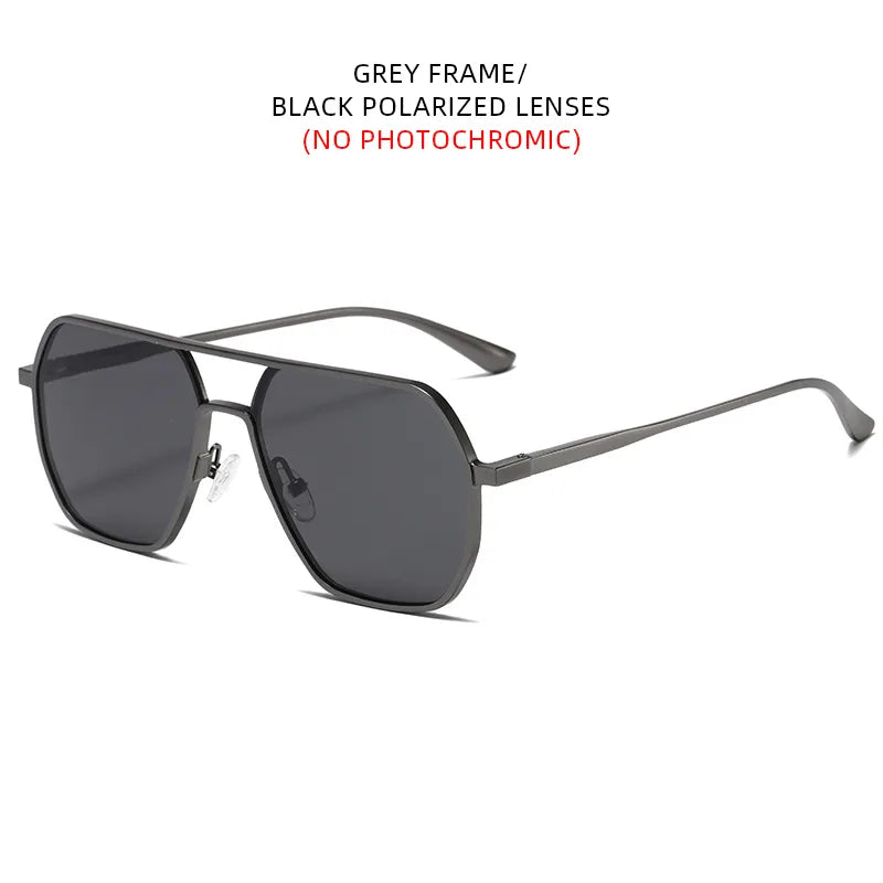 Luxury Fashion Photochromic Sunglasses for Men & Women